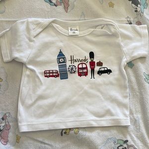 🌈 Harrod’s baby shirt 3-6 months London Big Ben Vacation